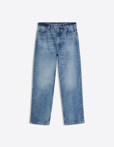 Мужские джинсы straight fit с широкими штанинами - BERSHKA