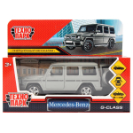Модель ин. мет. "Mercedes-Benz G-class" 12см, двери, багажн, темно-серый, коробка GCLASS-12-GY (Технопа