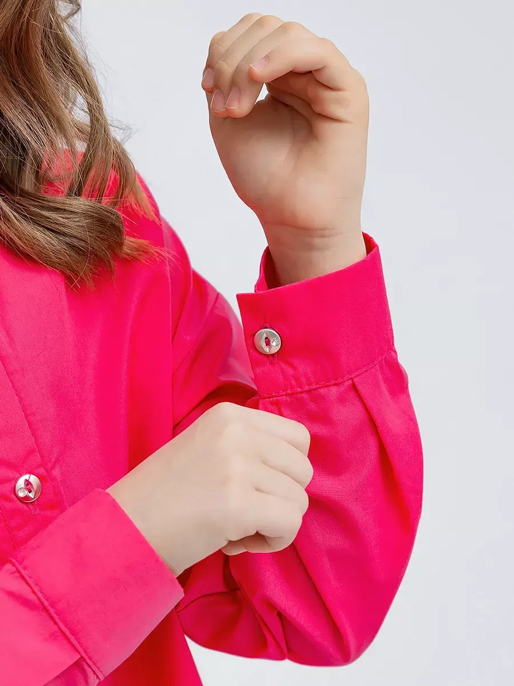 Школьная рубашка классическая oversize