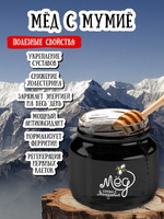 Мёд натуральный с мумие, 120 г