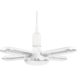Фитолампа для растений светодиодная ЭРА GREEN LINE ФИТО-65W-PFR-E27-GR 5-ти лепестковая полного спектра 65 Вт Е27 | Фитолампы Е27