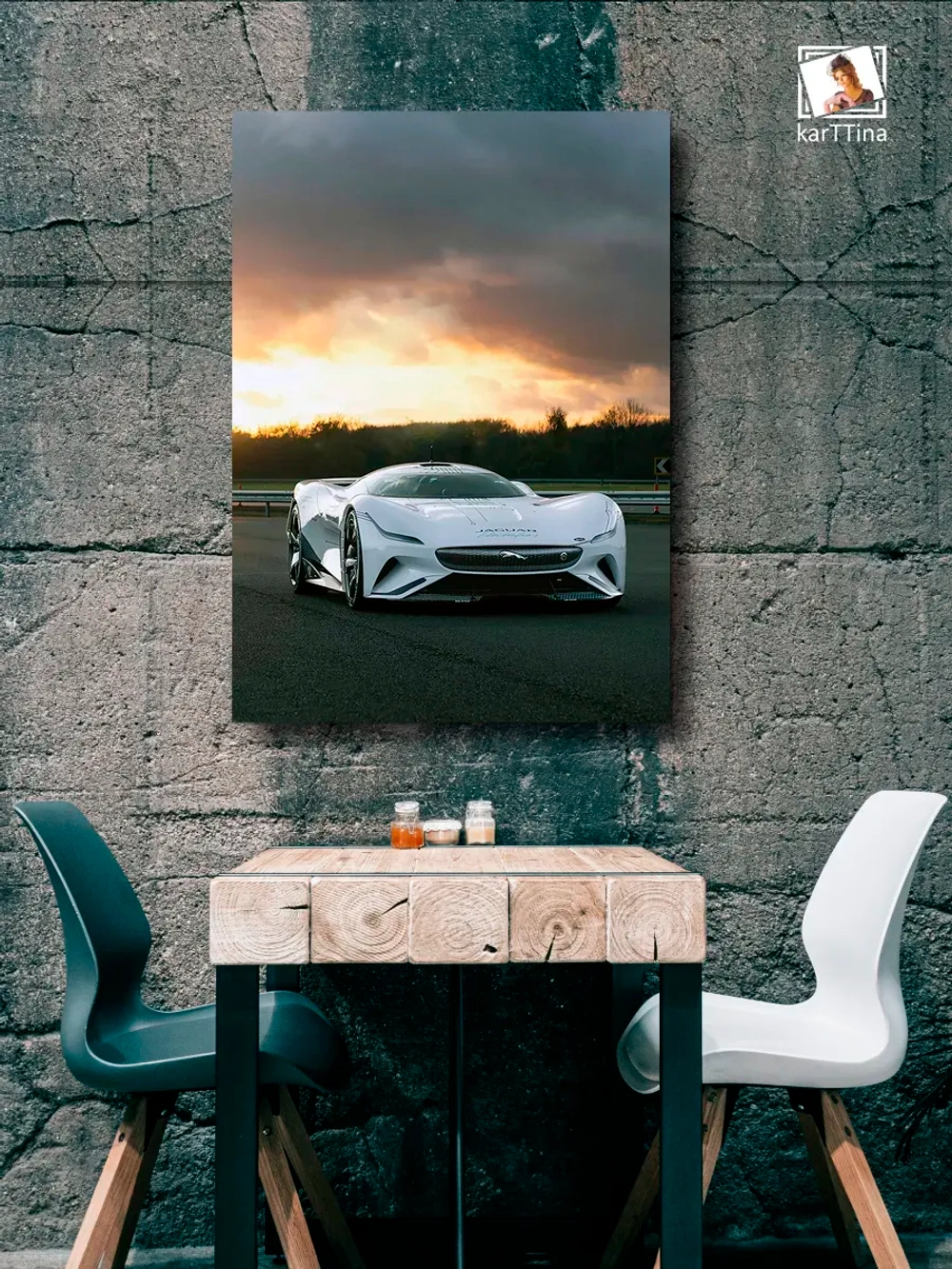 Картина "Jaguar Vision", галерейная 30х40см 1шт.