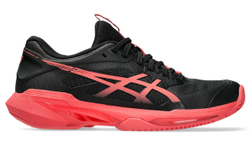 Женские теннисные кроссовки Asics Solution Speed FF 4 Clay — чёрный/сиена