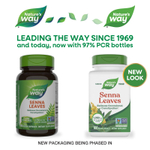 Nature's Way, листья сенны, 100 веганских капсул (450 мг в 1 капсуле)