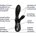 Универсальный смарт вибратор с подогревом Satisfyer Heat Climax+