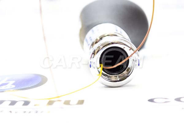 Ручка КПП на Лада Веста с синей LED-подсветкой, с надписью Lada (тросик)
