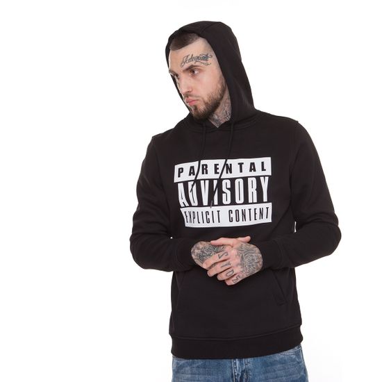 Толстовка MISTER TEE Parental Advisory Hoody Black