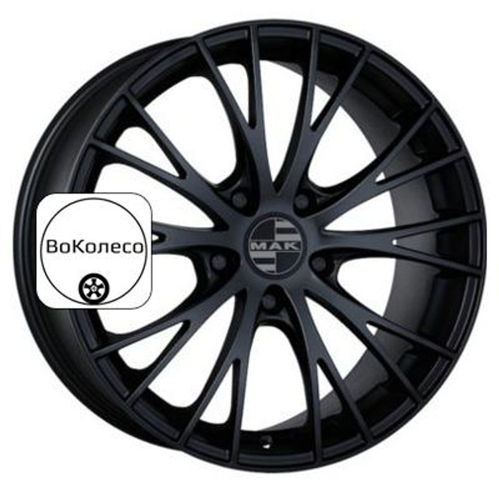 8x19/5x112 ET21 D66,45 Rennen Matt Black MAK