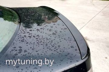 Спойлер глянцево - черный V.2 для BMW 5 E60 2003-2010 Sedan