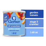 Gerber, Lil' Crunchies®, запечённый злаковый снек, для детей от 8 месяцев, томат, 42 г (1,48 унции)