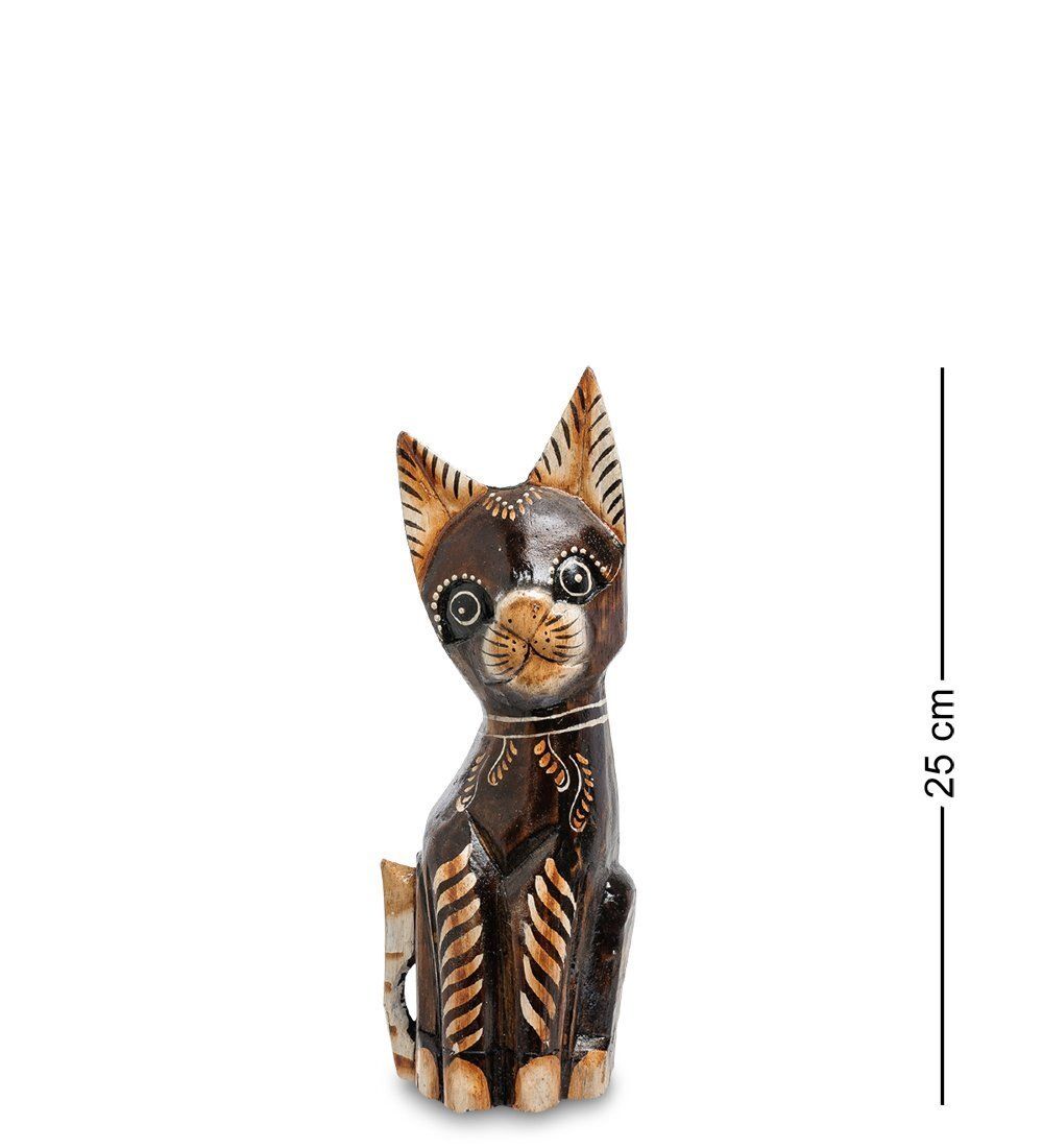 99-246 Фигурка «Кошка» н-р из трех 30,25,20 см (албезия, о.Бали)
