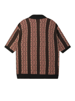 Мужское Поло Knitted Hexagons