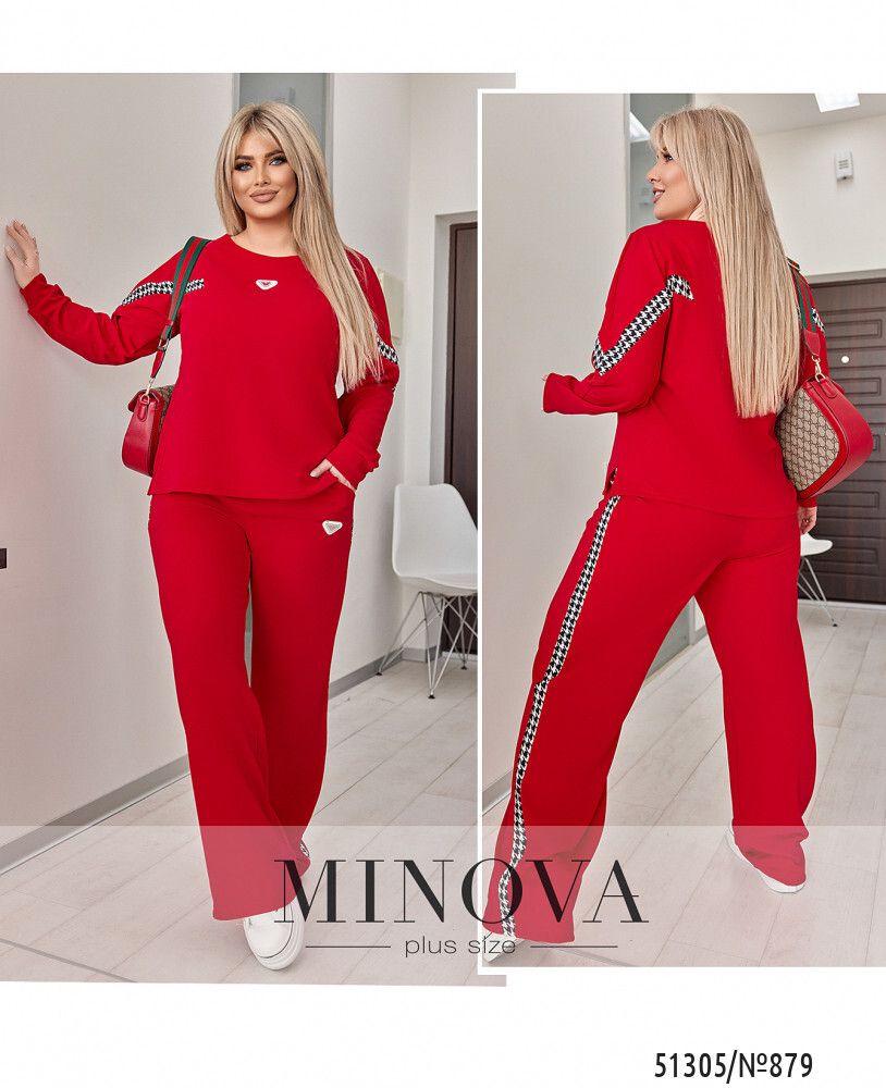 Костюм 879-красный Minova