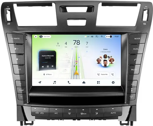 Магнитола для Lexus LS460 LS600H XF40 2006-2009 (тип A) - Teyes CC4L-DTS монитор 9" IPS, Android 14, Быстрая, Snapdragon 662, CarPlay, 4G SIM-слот