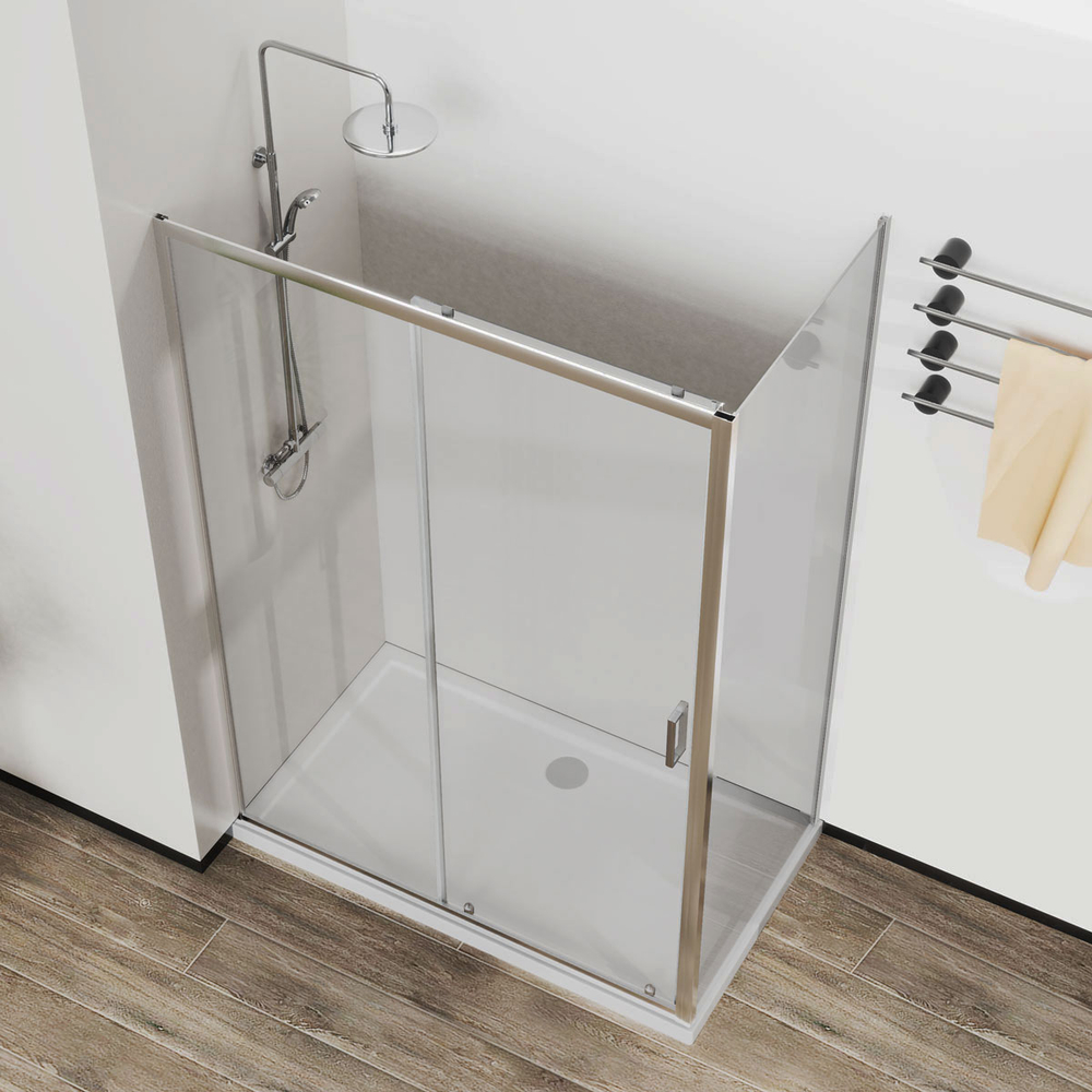 Душевой уголок Vincea Сити (City) VSR-5CT9012CL, 1200*900, хром, стекло прозрачное