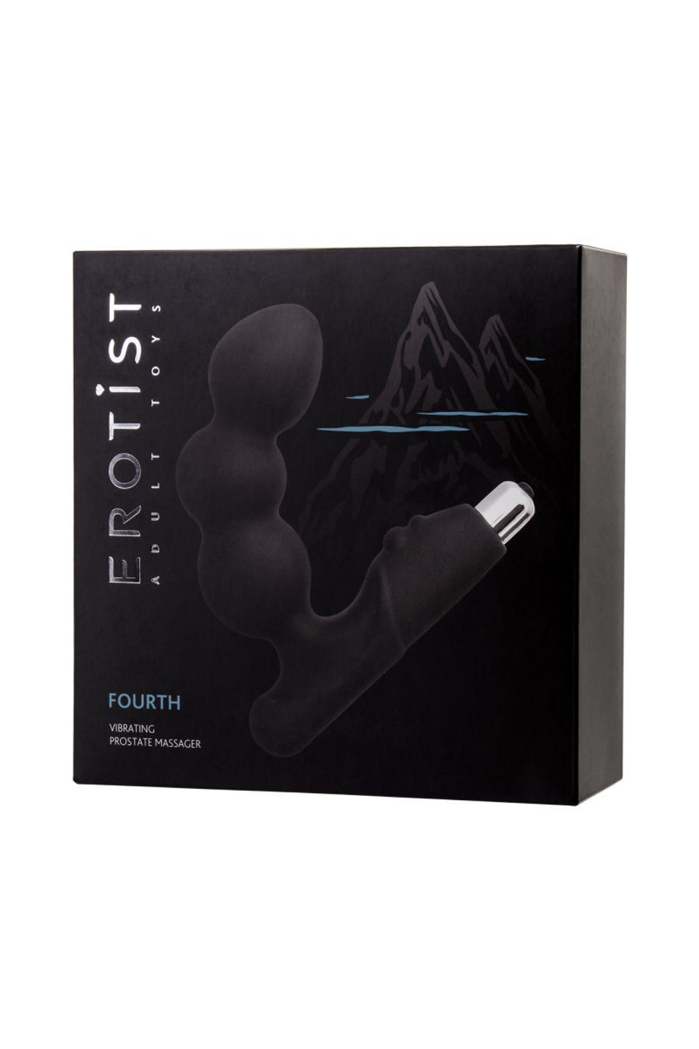 Чёрный вибростимулятор простаты Erotist (Цвет: черный)