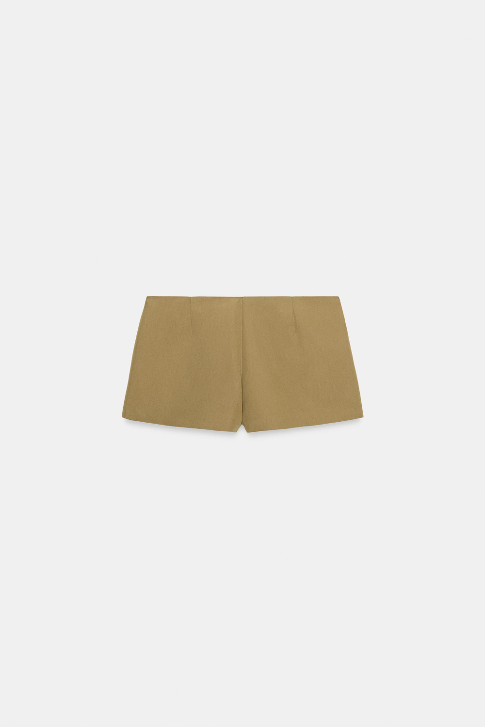 МИНИ-ШОРТЫ ИЗ ТВИЛА С ПУГОВИЦАМИ — ZARA