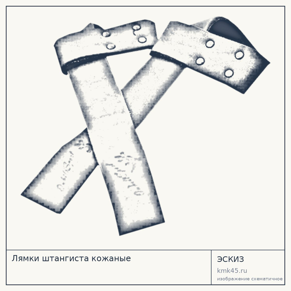 Лямки штангиста кожаные — от 320 ₽