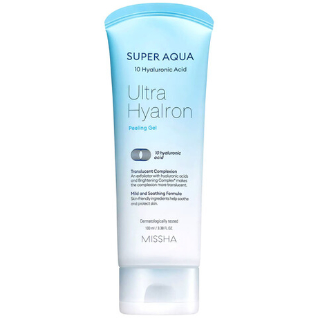 MISSHA Пилинг-гель с гиалуроновой кислотой для лица Super Aqua Ultra Hyalron Peeling Gel 100 мл (20126)