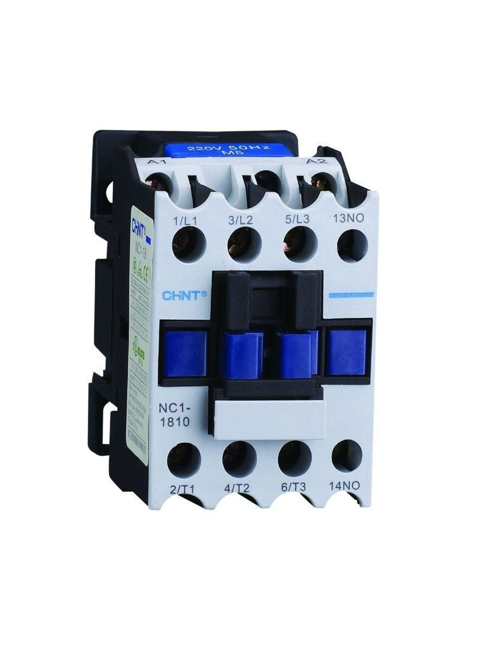 Контактор NC1-1810 18А кат. 400В AC 1НО AC-3 (R) CHINT 221560