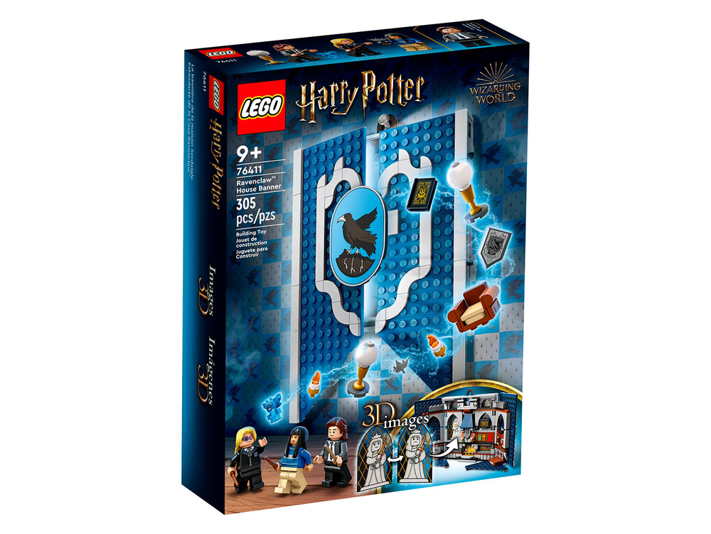 Конструктор Лего Гарри Поттер Знамя факультета Когтевран | LEGO Harry Potter Ravenclaw 76411 - 305 деталей (9+)