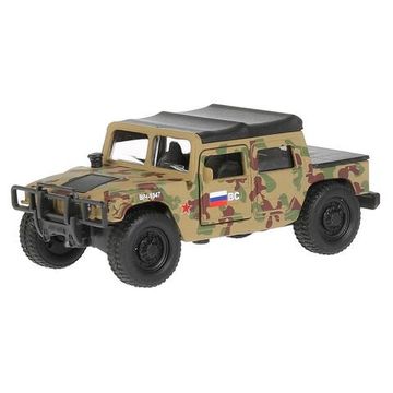 Машина металл HUMMER h1 ПИКАП, 12 см, дв., багаж., инерц., кор. Технопарк