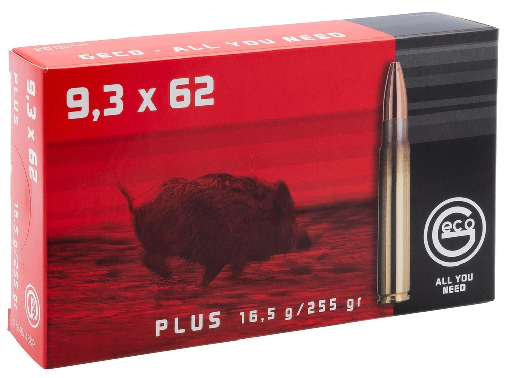 Патрон 9,3х62 Geco 16,5 Plus