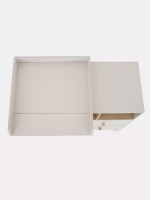 Комод с ящиком "Style" 80 см 2 ящика 2 отсека (арт.115) Crystal Beige
