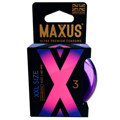 Презервативы увеличенного размера Maxus XXL 3шт