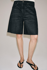 ДЖИНСОВЫЕ ШОРТЫ RELAXED СО СРЕДНЕЙ ПОСАДКОЙ — ZW COLLECTION — ZARA
