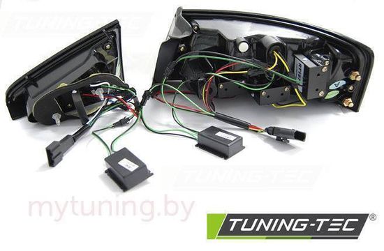 Задние фонари red white led bar для Audi A5 coupe