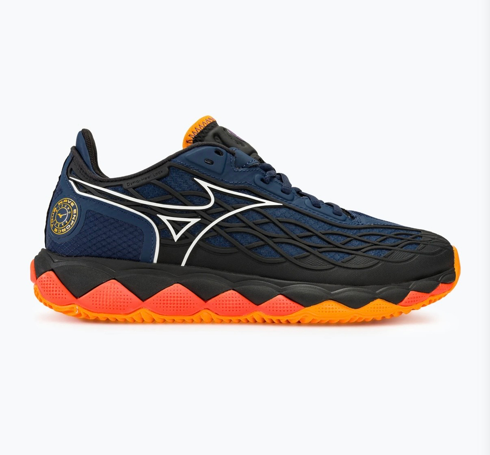 MIZUNO, WAVE ENFORCE TOUR, Padel, DRESS BLUES / WHITE / CARROT CURL, MEN, US 8 /EUR 40,5 /UK 7 /СМ 26