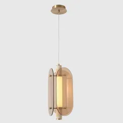 Подвесной светильник Amarillo AMARILLO SP18W LED BRASS Crystal Lux