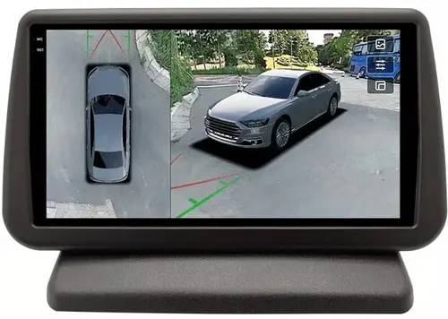 Магнитола для Nissan Note E11 2005-2013 (вместо верхнего бардачка) - Teyes CC3-2K-360 на Android 10, Быстрая, 2K QLED, CarPlay, 4G SIM-слот, 4 камеры в комплекте