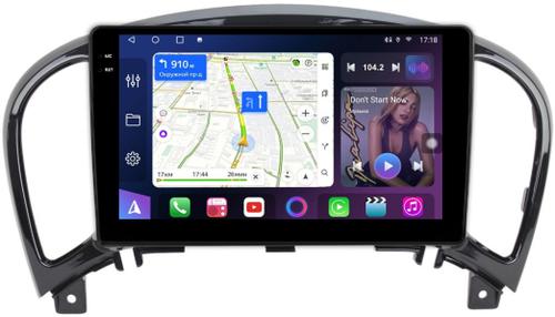 Магнитола для Nissan Juke 1 2014-2019 (поддержка 360) - FarCar S500-TS10 монитор 9.5" QLED на Android 14, Быстрая, CarPlay, 4G SIM-слот