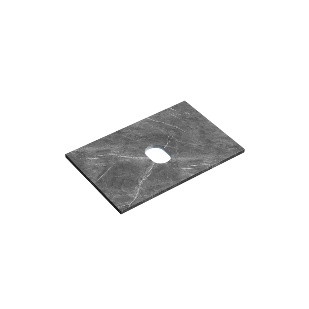 Sancos Столешница для ванной комнаты 700х460 без отверстия под смеситель, black sky, TT70A1