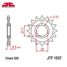 JT JTF1537.18 звезда передняя (ведущая), 18 зубьев