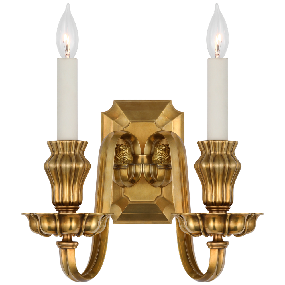 Настенный светильник Visual Comfort Falaise Double Sconce