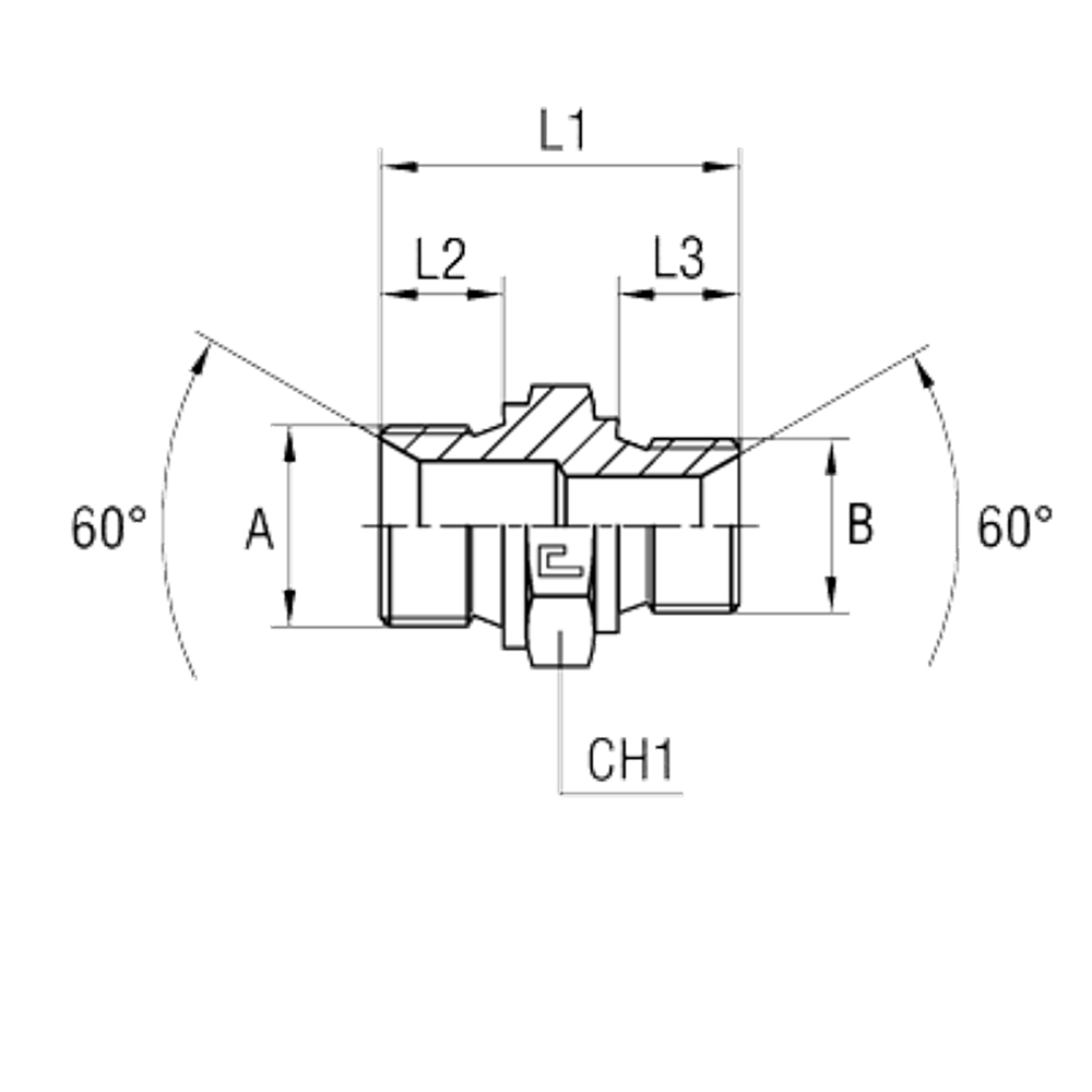 Соединение P BSP 3/4" М22х1.5 |