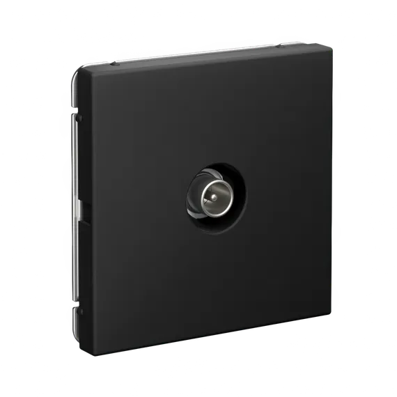Розетка телевизионная проходная 4DB Systeme Electric ArtGallery Карбон GAL001092