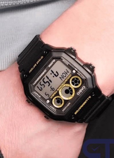Casio AE-1300WH-1A — мужские электронные часы