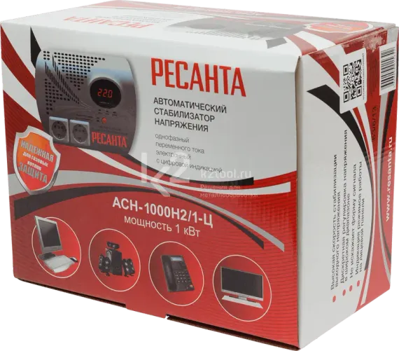 Стабилизатор напряжения Ресанта АСН-1000Н2/1-Ц