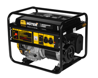 Портативный бензогенератор HUTER DY6500L - [5 кВт / 220V]