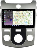 Магнитола для KIA Cerato 2 2008-2013 (кондиционер) - Kuberg OL-9736-M QLed, Android 13, Быстрейшая, CarPlay, SIM-слот