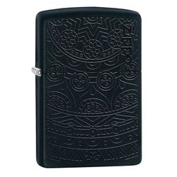 Зажигалка ZIPPO Tone on Tone Design с покрытием Black Matte (29989) 5