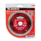 Диск алмазный, отрезной сплошной, 125 х 22.2 мм, сухая резка Matrix Professional — фото 5