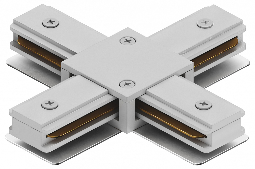 Соединитель X-образный для треков Hesby Lighting Skylite 0032