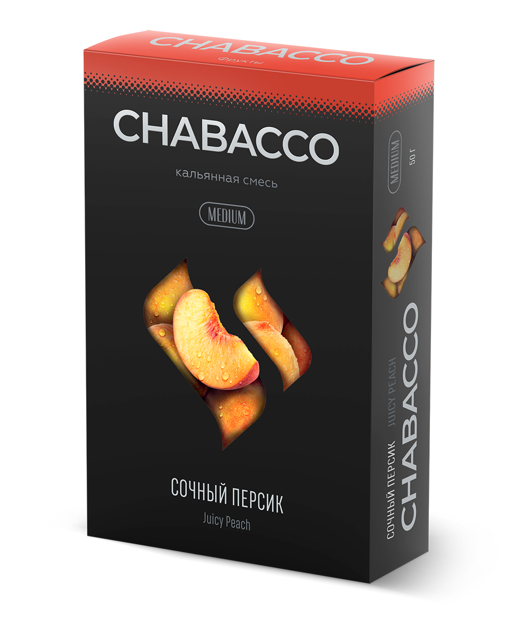 Chabacco Medium - Juicy Peach (50г)