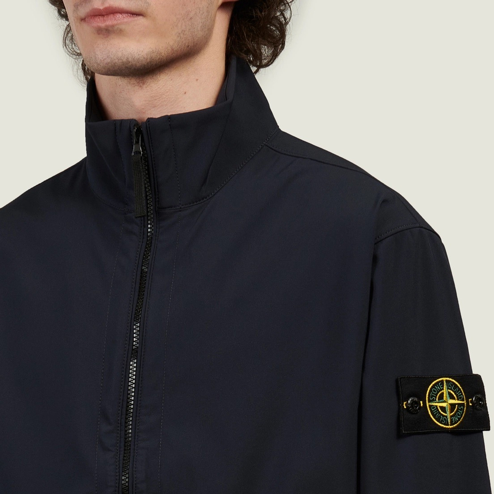 Куртка Stone Island Light Soft Shell-R E.Dye Stand Collar