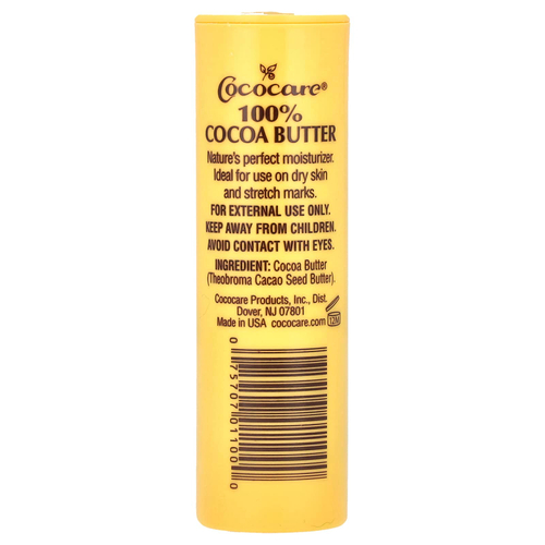 Cococare, 100% масло какао в стиках, 28 г (1 унция)
